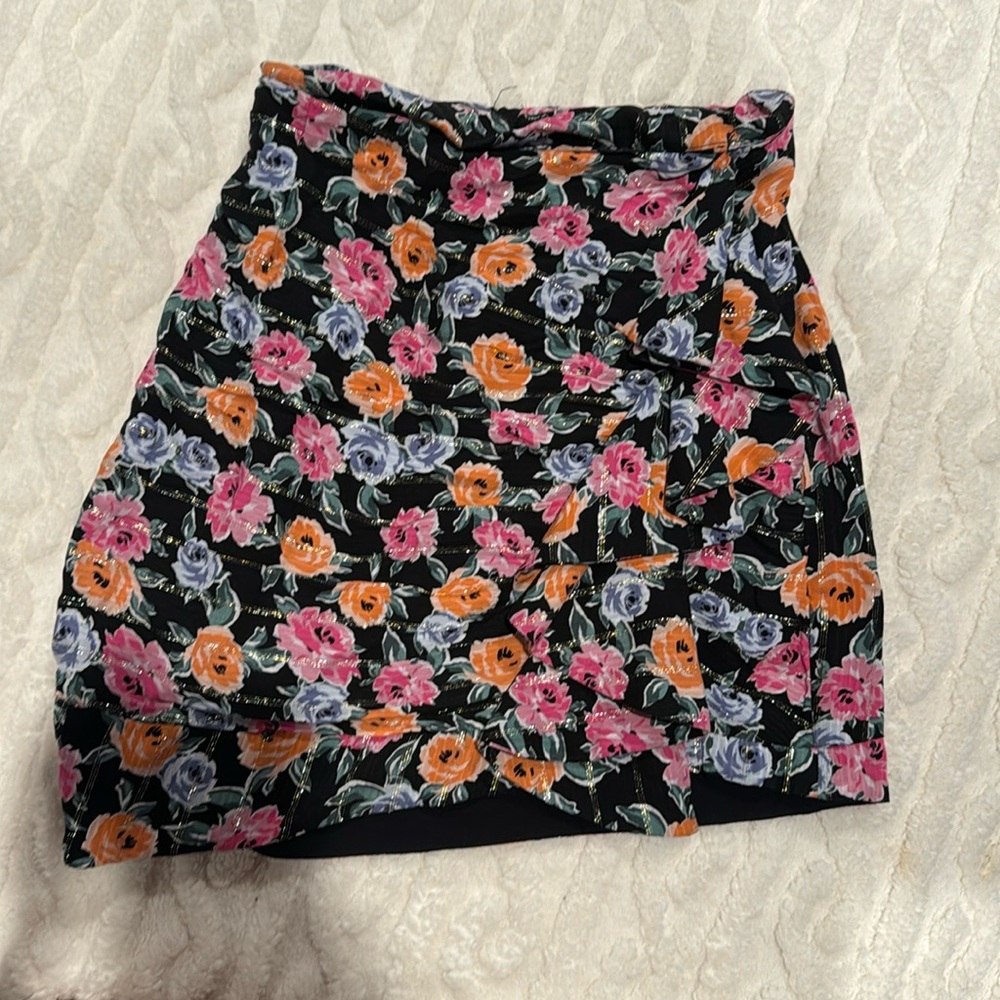 Garage skirt, flower print